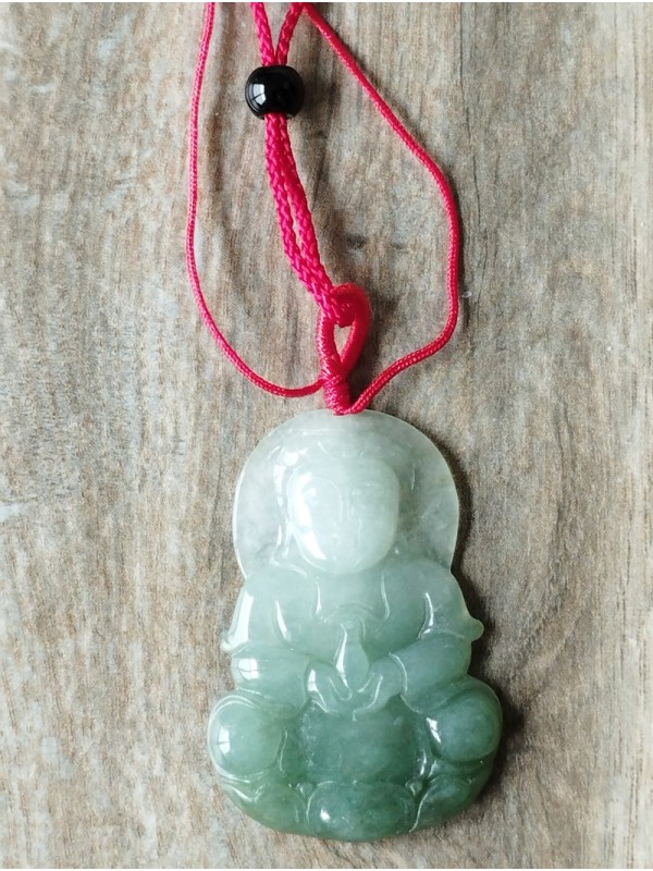 Halskette BC-10  Eine Buddha Jade Halskette, traditioneller einzigartiger Modus, chinesische Guanyin Halskette für Männer und Jungen