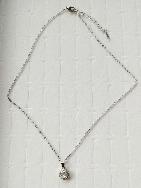 Collier BC-17  Mode acier au titane collie,Vas bien avec toutes vos tenus collier pour femme