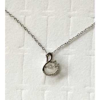 Collier BC-18  Mode acier au titane cygne collie,Vas bien avec toutes vos tenus collier pour femme Collier BC-18  Mode acier au titane cygne collie,Vas bien avec toutes vos tenus collier pour femme