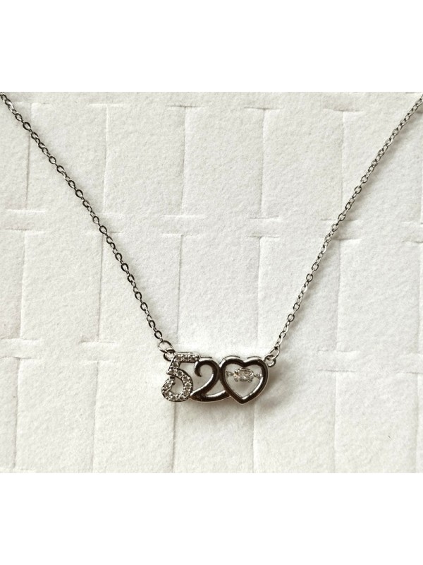 Necklace BC-19  Fashion Titanium Steel Love Necklace, Go well with All Your outfit for women