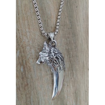 Collier BC-2  Vintage Loup collier Rétro et imitation anti-argent La formule unique mode collier pour hommes Collier BC-2  Vintage Loup collier Rétro et imitation anti-argent La formule unique mode collier pour hommes