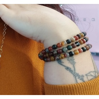 Bracelet BJ-6  Naturel crystal pierres fleurs d'éclatement crystal bonne fortune bracelet pour femme