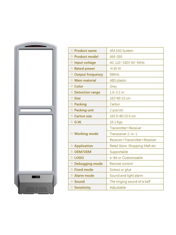 Diebstahl-Veranda PV-1 Speicher-Veranda-Sicherheitssystem, Diebstahl-Veranda und magnetisches akustisches System für Geschäfte, Unternehmen und Supermärkte